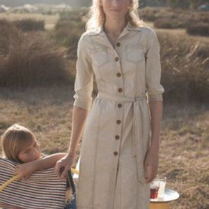 Vintage! NWT in original packaging. Boden Khaki Shirt Safari dress